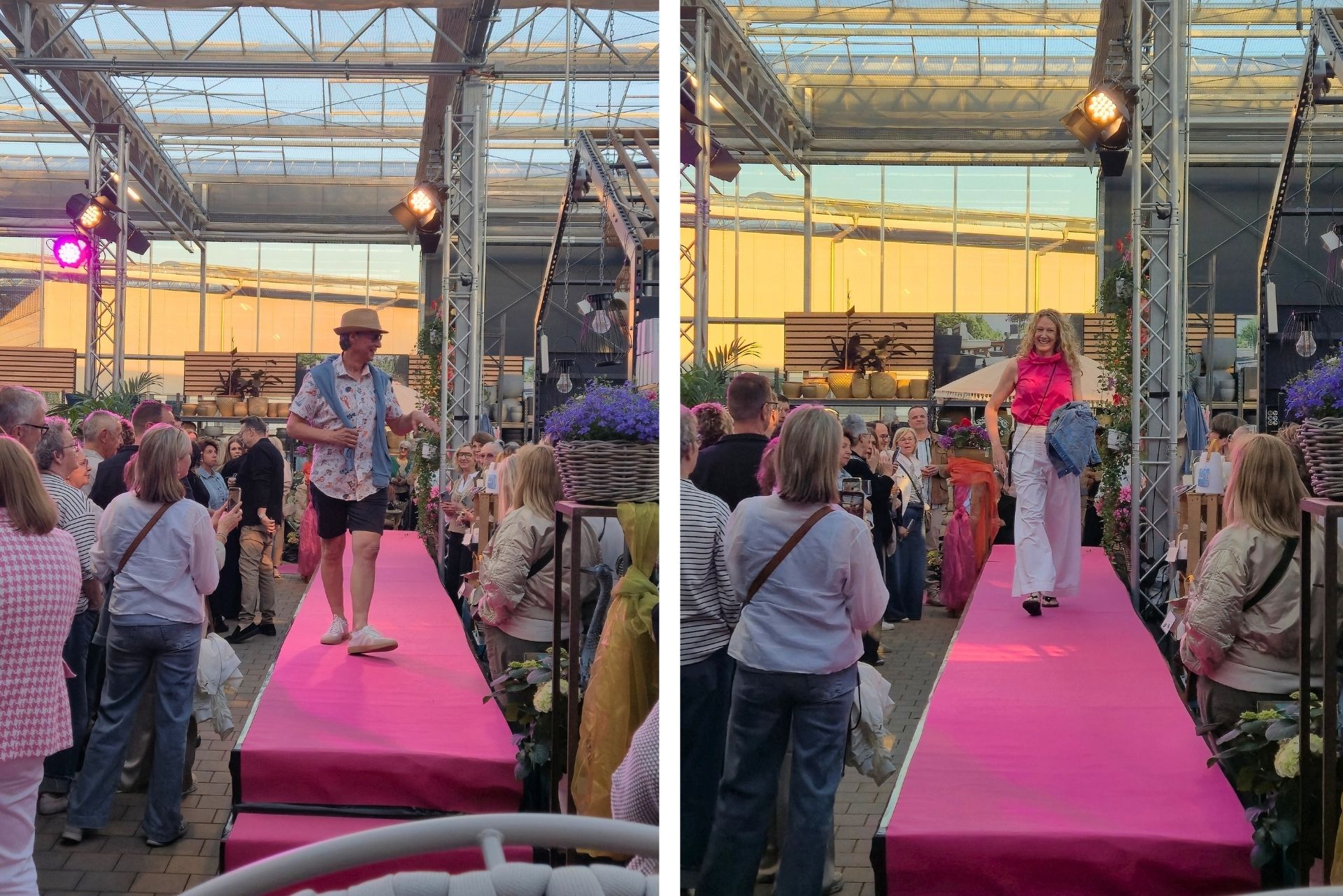 Models auf dem Laufsteg 