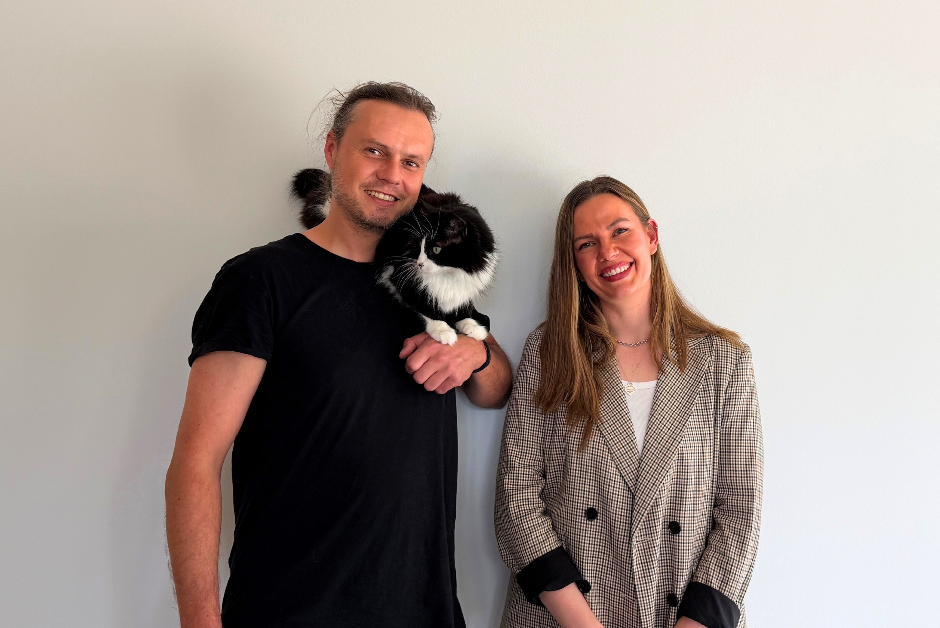 Martin Klauka, Katze Mogli und Vanessa Arndt